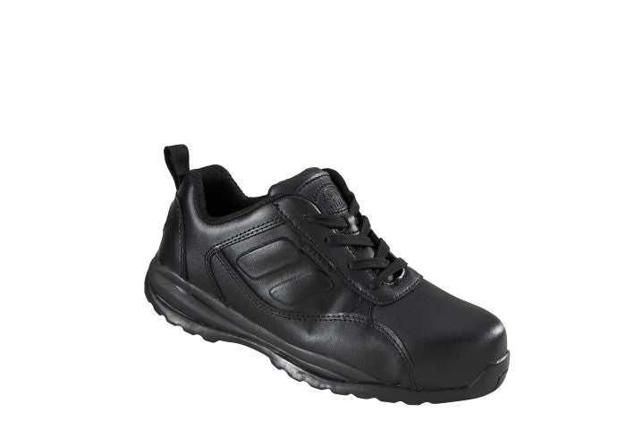 ladies plain black trainers