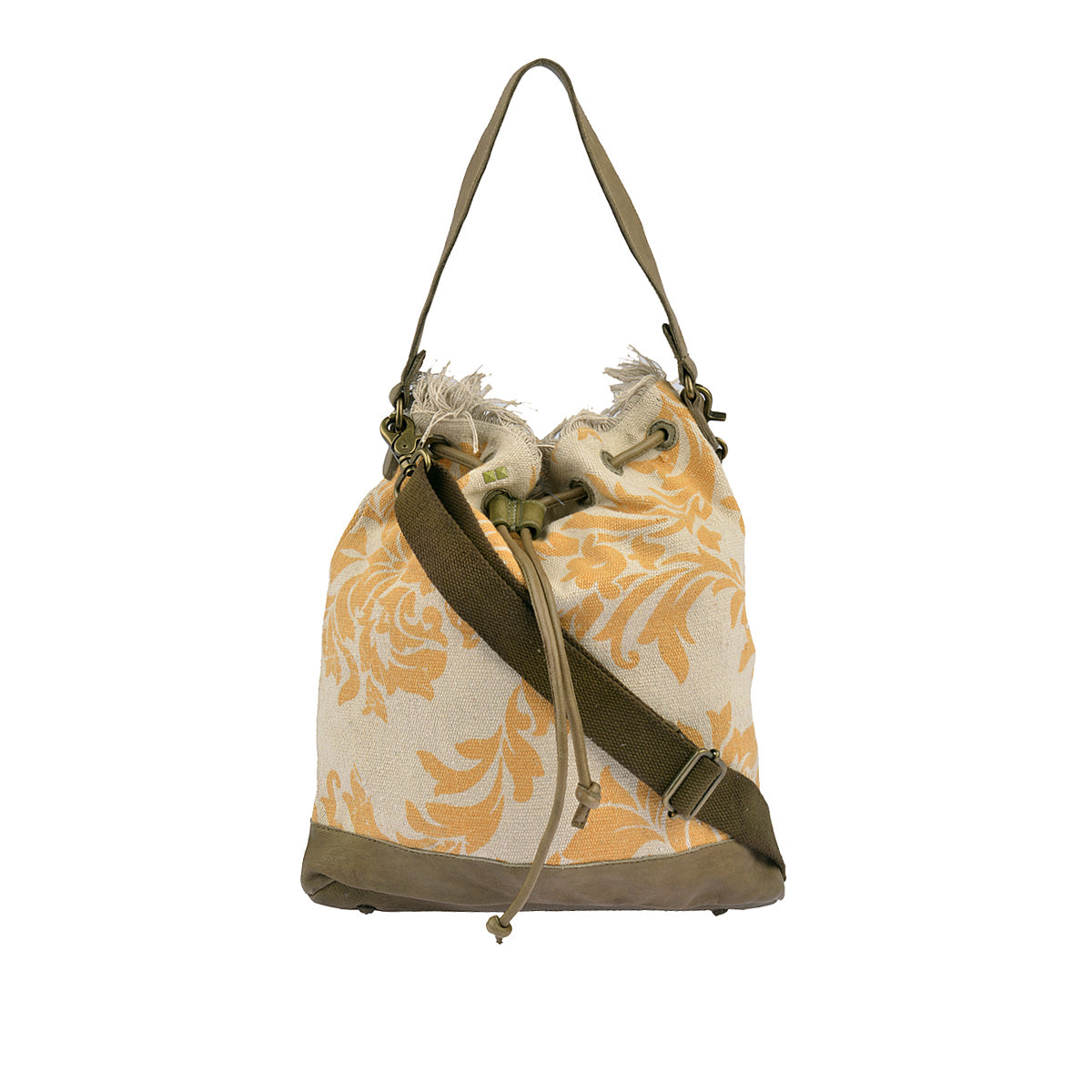 DESIDERIUS Bucket Bag Loona in Gelb/Beige