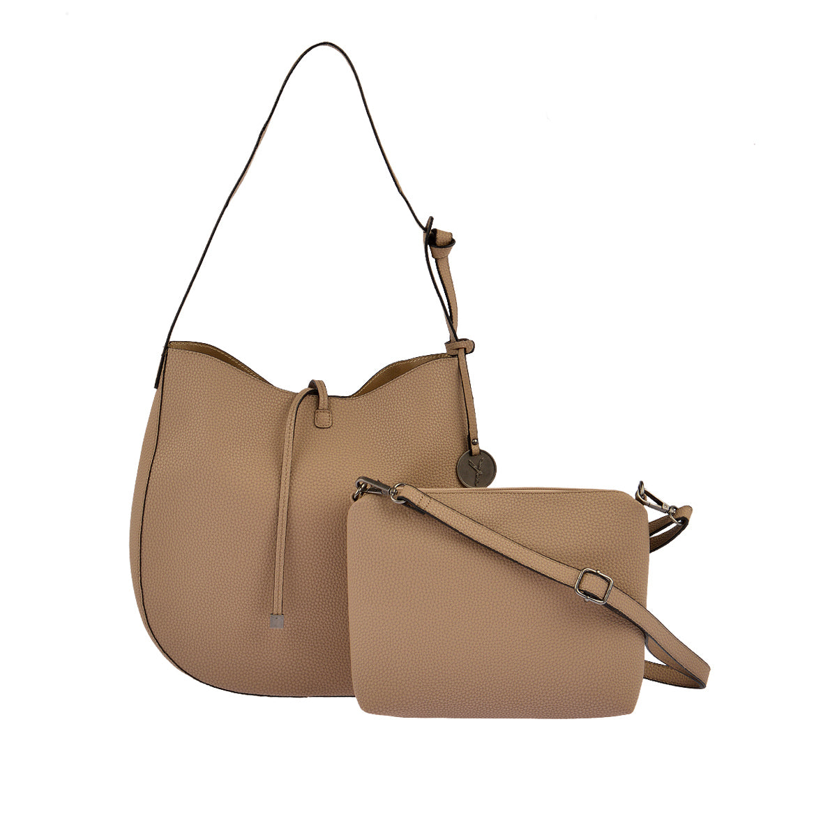 SURI FREY Beuteltasche Issy 2 in 1 in Taupe