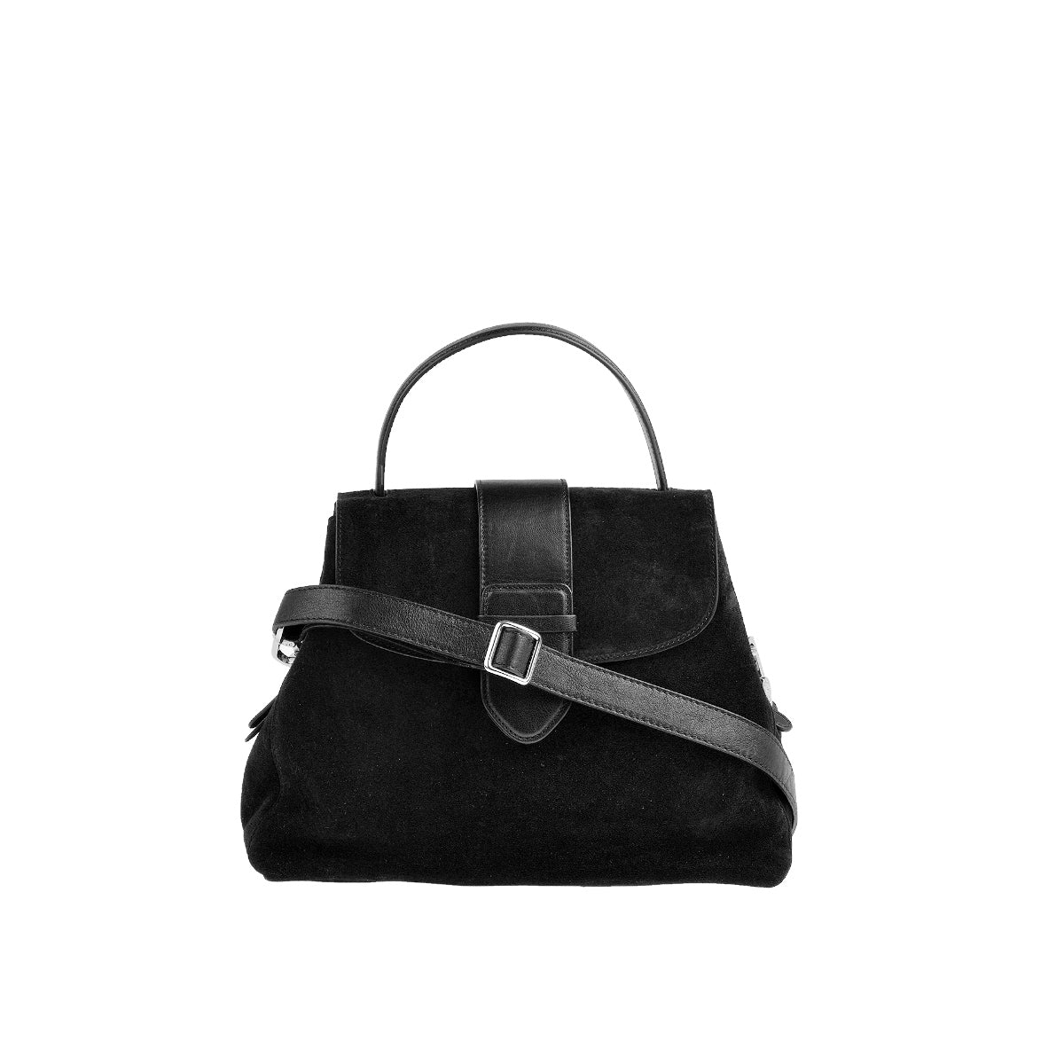 abro Handtasche Suede in Schwarz