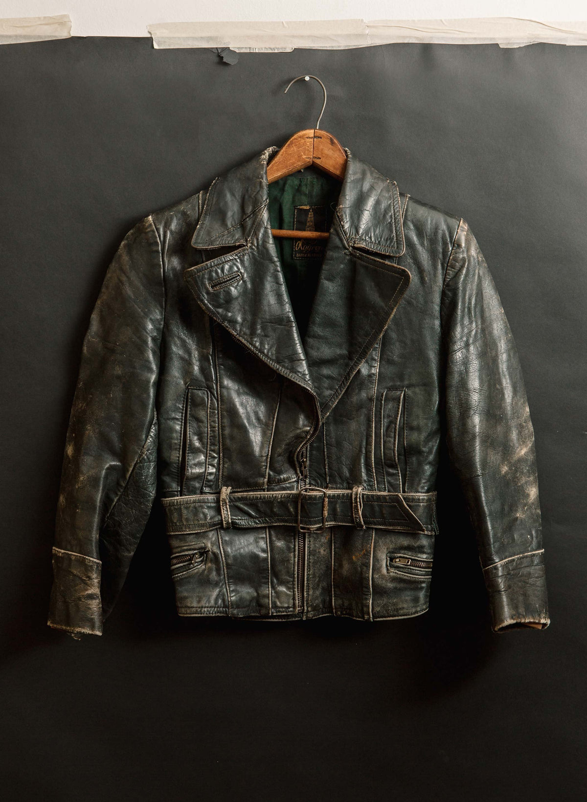 2 year old leather jacket