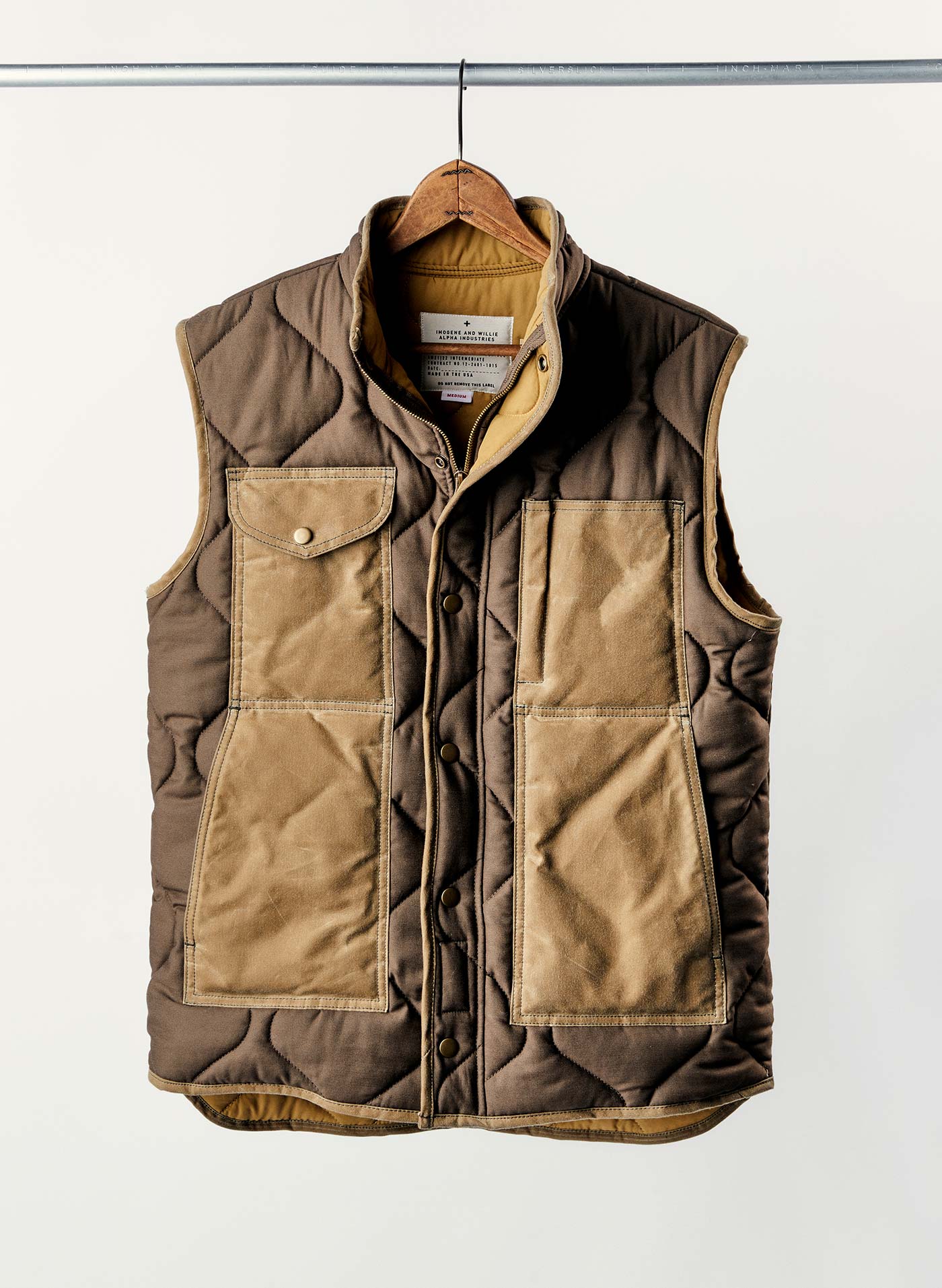 CAMIEL FORTGENS QUILTED VEST DOWN22aw