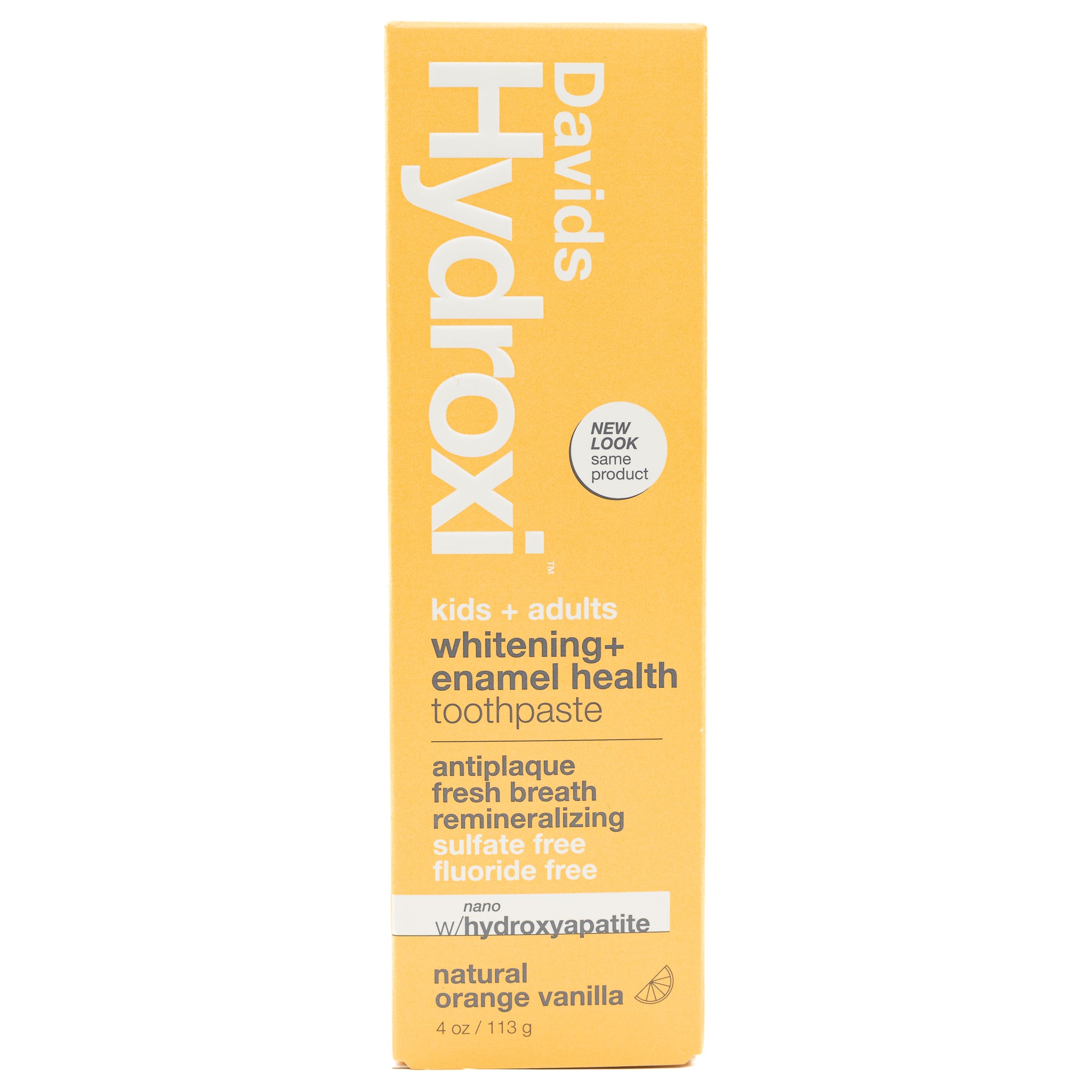 Davids Natural Toothpaste Orange + Vanilla