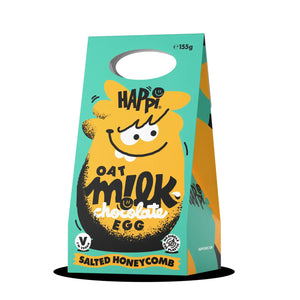 Happi Chocolate Egg Salted Honeycomb - BESTIES Vegan Paradise