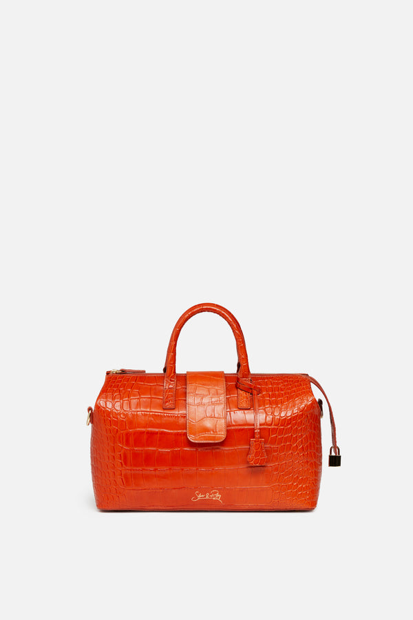 CCO Firenze Red Crocodile Handbag