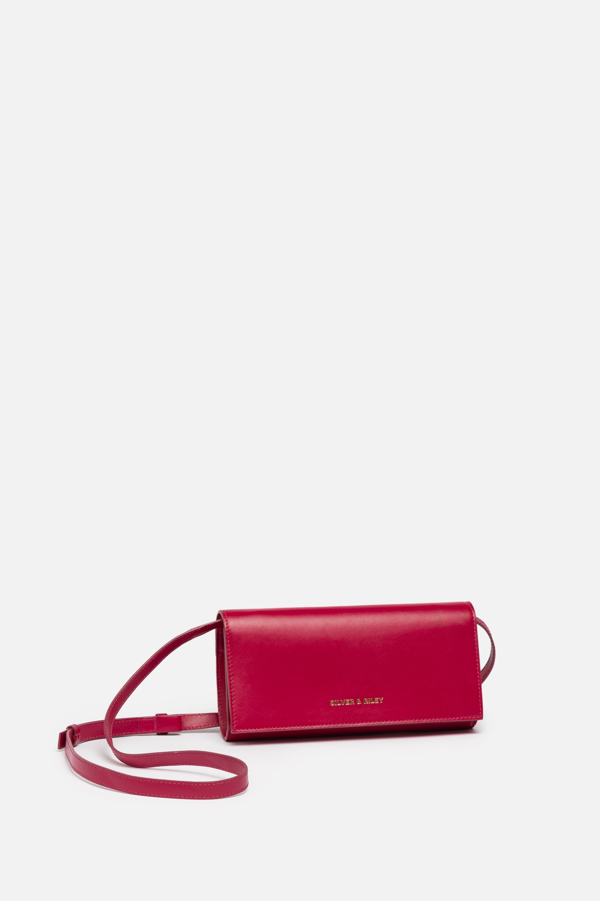 Silver & Riley Going places Leather Belt Bag in Maroon