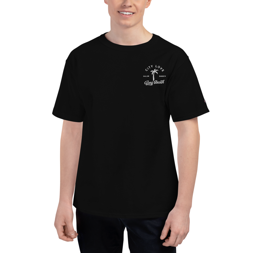 champion embroidered t shirt