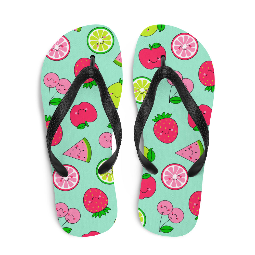 fruit flip flops