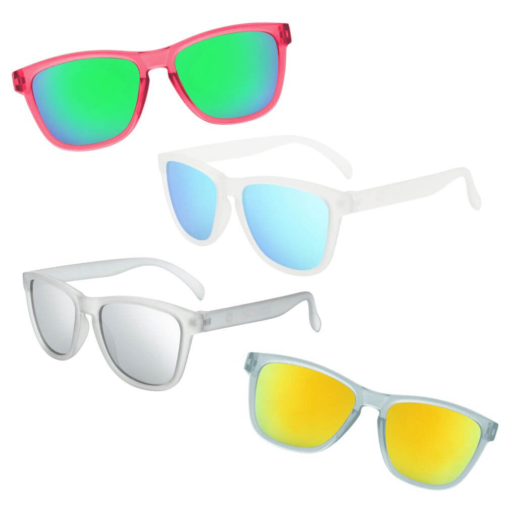 White Sunglasses Polarized | Recycled Plastic | Waxhead Snapper Pink