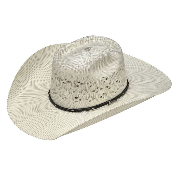 Twister Bangora Ivory and Grey 4 1/4in. Brim Cowboy Hat