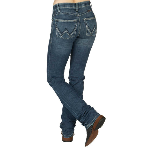 Wrangler Women's Q-Baby Briley Mid Rise Boot Cut Ultimate Riding Jean