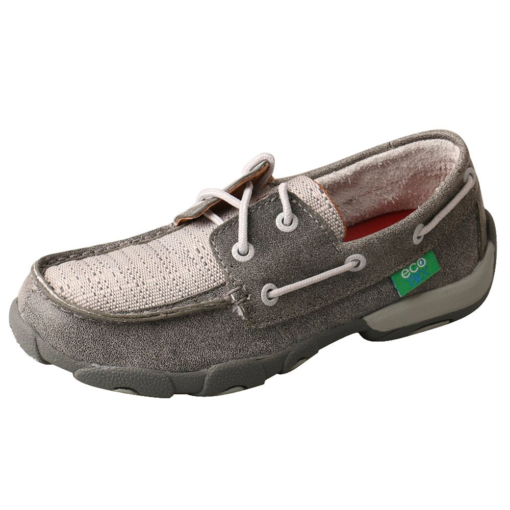 Image of Twisted X Kids X Grey Boat Shoe