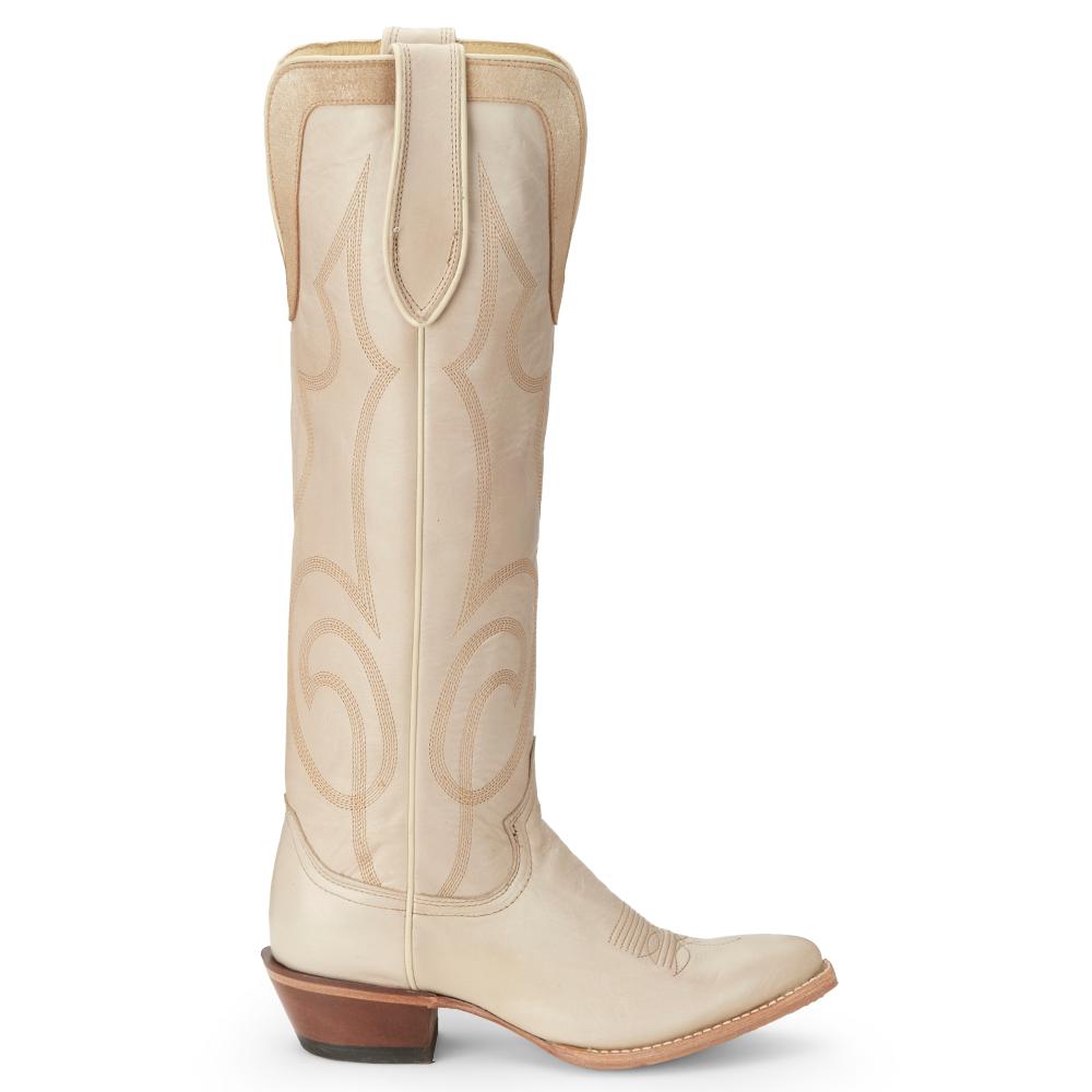 Image of Justin Boots Women's Vintage Verlie Vanilla 17 In Top Round Toe Cowgirl Boot