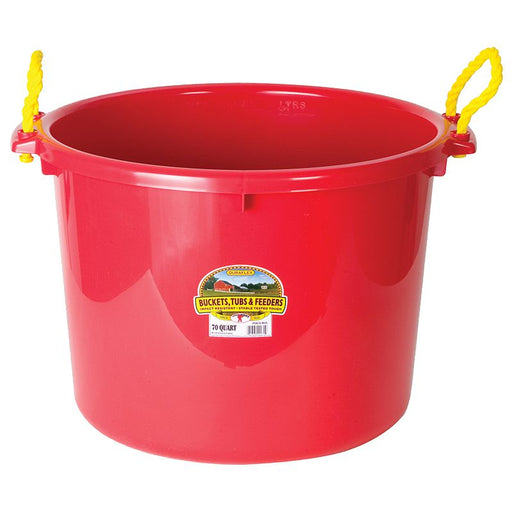 5 Gallon Yellow HDPE Premium Round Bucket with Wire Bail Handle