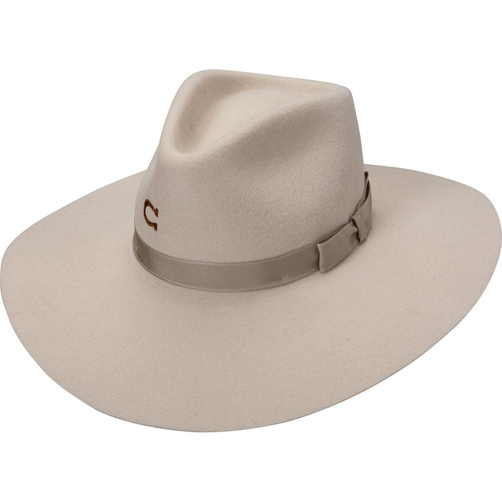 Charlie 1 Horse Women's Silver Belly Highway Fedora