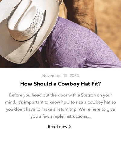 How Should a Cowboy Hat Fit