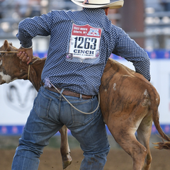 NRSworld Athlete Tyler Calhoun NHSRA Champion Tie-Down Roper Flank