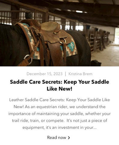 Saddle Care