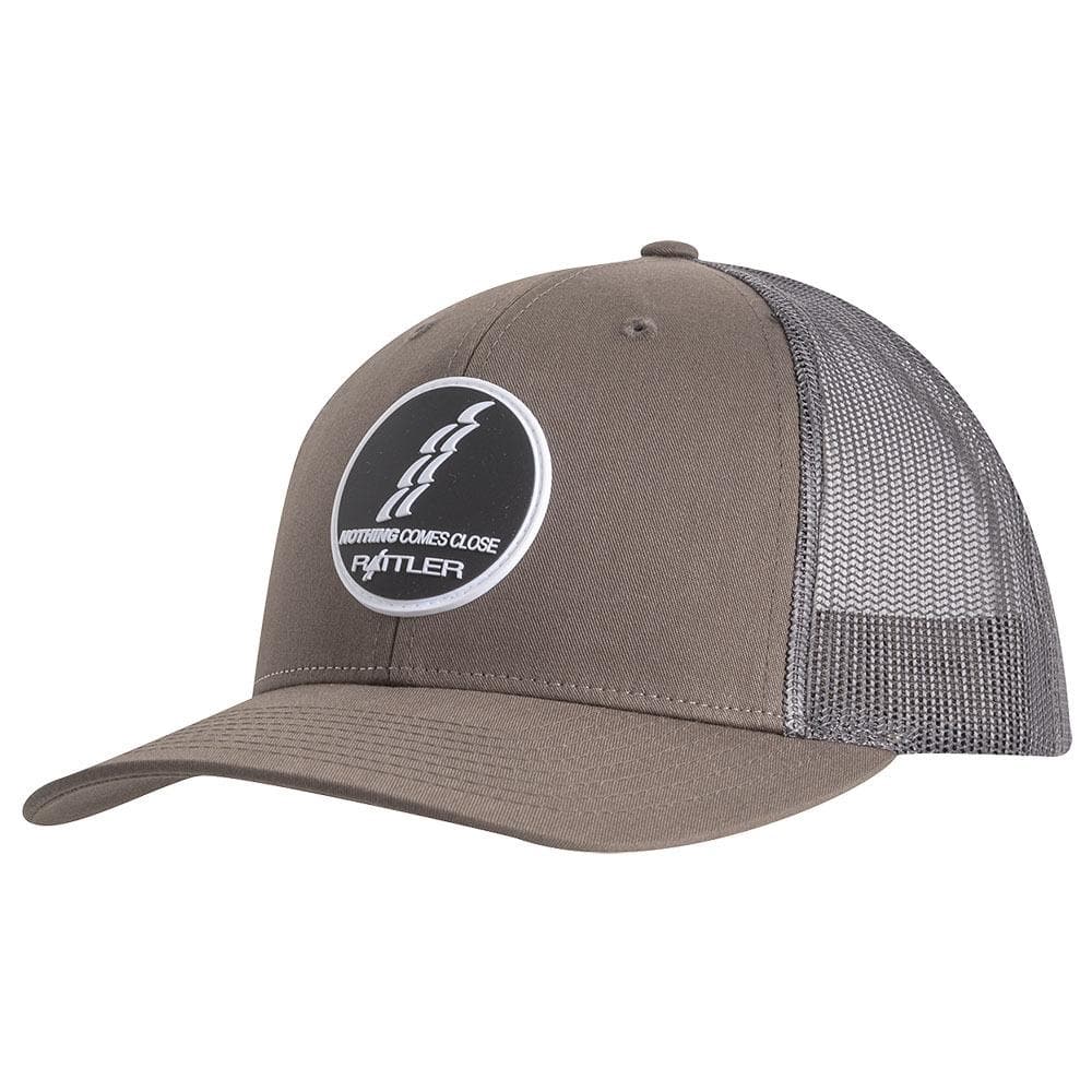 Rattler Ropes Chocolate and Grey Rubber Patch Logo Cap