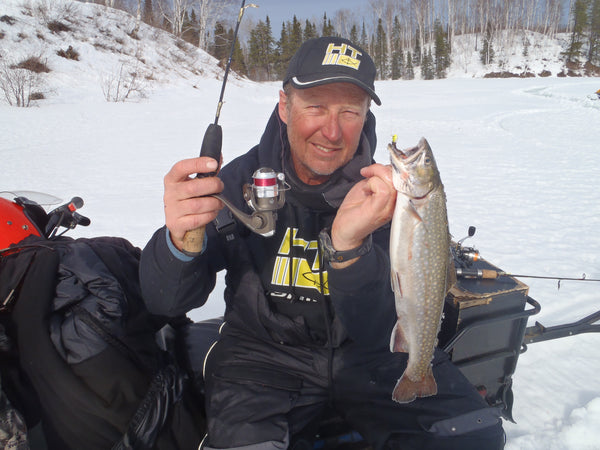 Average size brook trout vary from lake to backcountry lake but these are about the average where we go south of Gogama