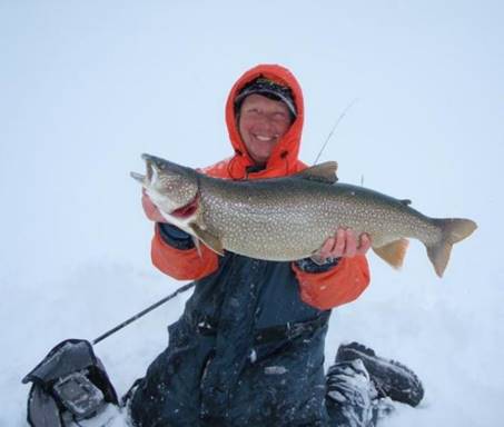 Wil’s PB backcountry lake trout- caught thanks to a shoal only showing up in Google Earth