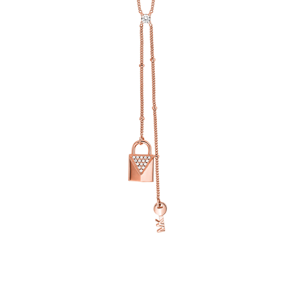 michael kors lock and key necklace