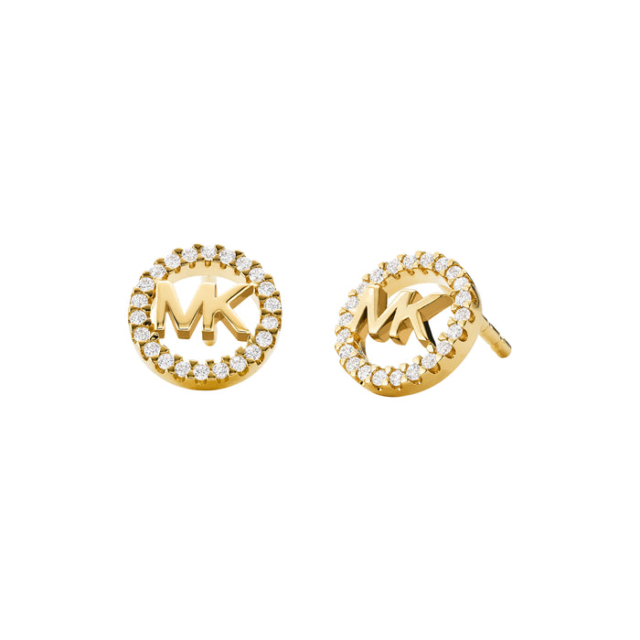 michael kors logo earrings