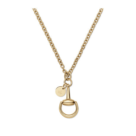 Gucci Horsebit Necklace: Yellow Gold 