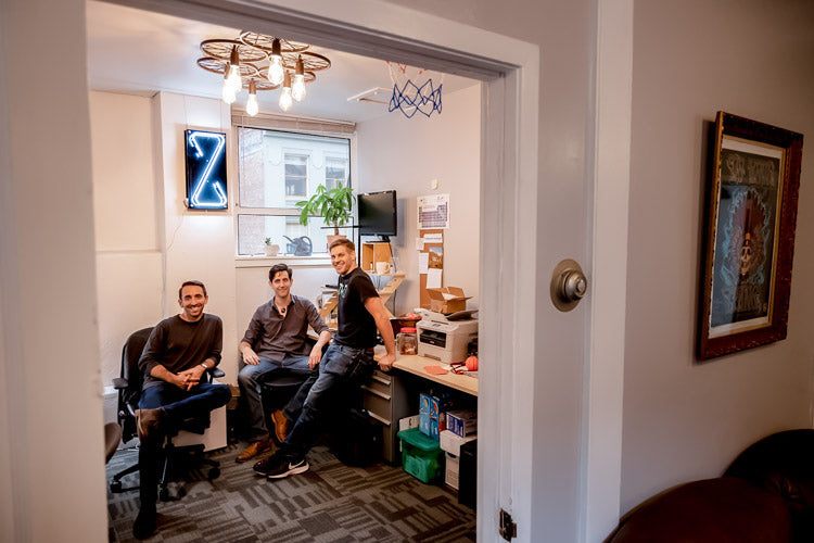 Stephen, Zack, and John in the new SF office