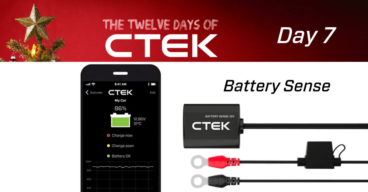 CTEK battery sense 12 days of christmas image