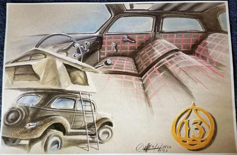 Jason Ludwin's 1936 Ford Sedan build renderings