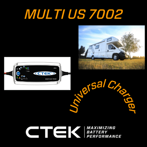 Multi US 7002 Universal Charger with Ctek logo and RV