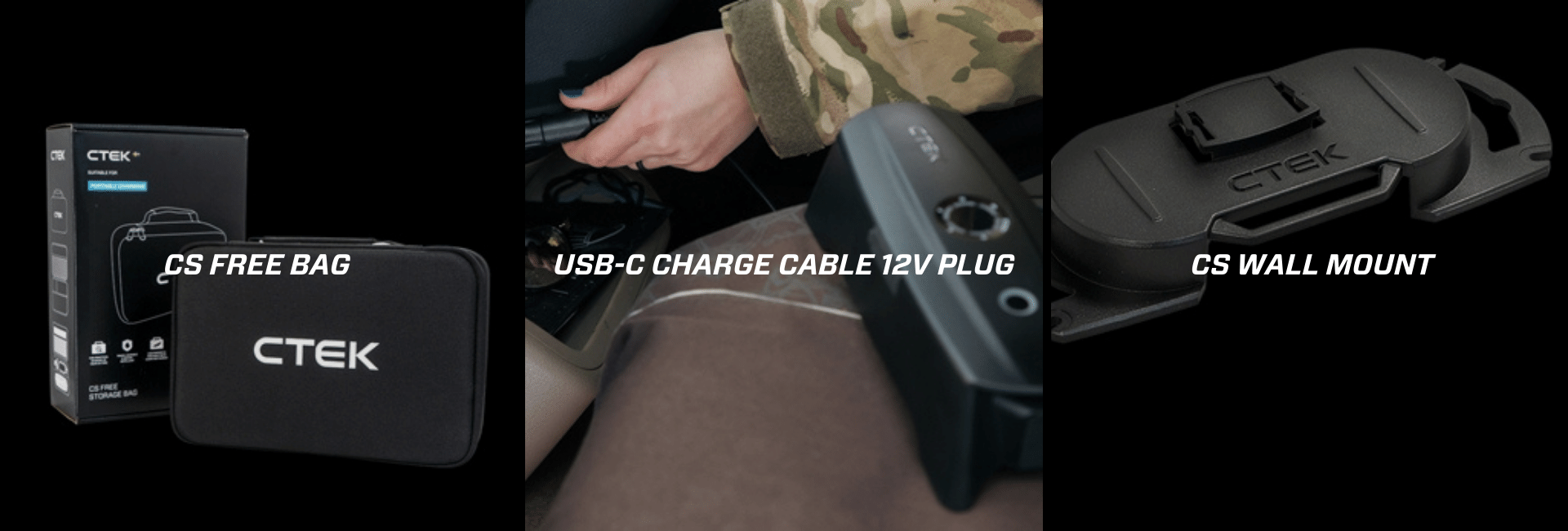 CTEK USB-C Charger Cable for CS Free 12 v Cig Plug, CTEK