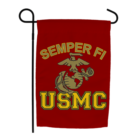 Usmc Marine Corp Garden Flag Us Military Support Family Flag