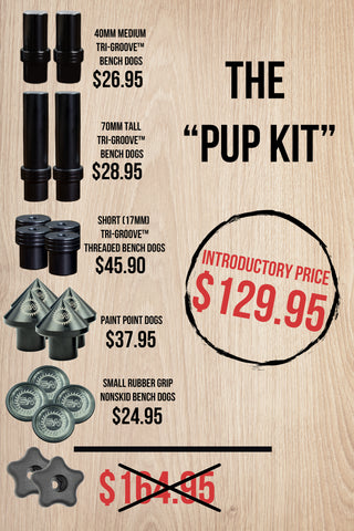 Seneca Woodworking Bench Dogs: The Pup Kit
