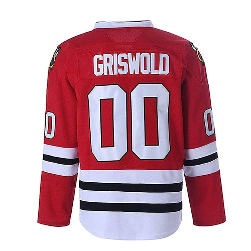 Christmas Vacation Costume, Clark Griswold Jersey National Lampoon's  Christmas Vacation Movie Ice Hockey Jersey X-Mas Jerseys for Men White