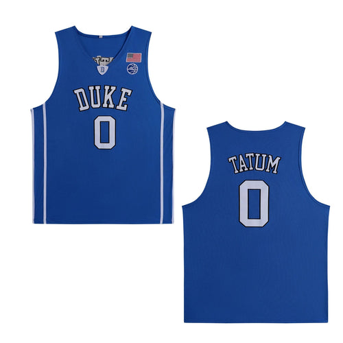 Jayson Tatum Duke College Jersey (White, Black or Blue)