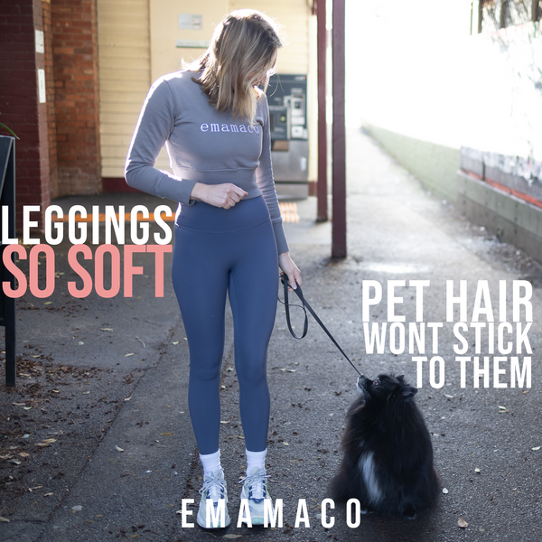 Emamaco Leggings - So Smooth Pet Hair Won't Stick – emamaco