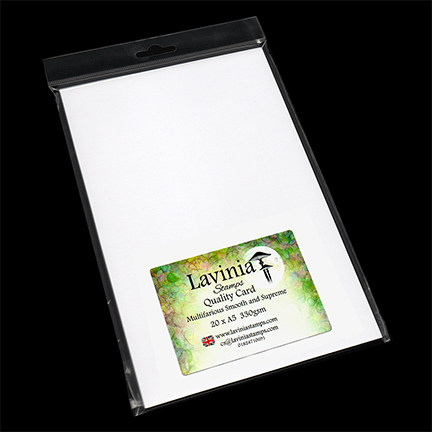 Lavinia Stamps A4 Multifarious White Card Smooth White Cardstock 330 Gsm  Cardstock Lavinia Cardstock Heavyweight Cardstock 12-382 