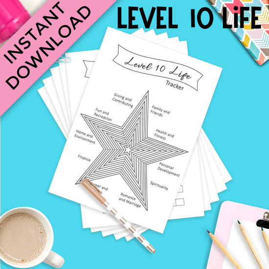 Free Level 10 Life Bullet Journal Tracker To Create A Life You Love