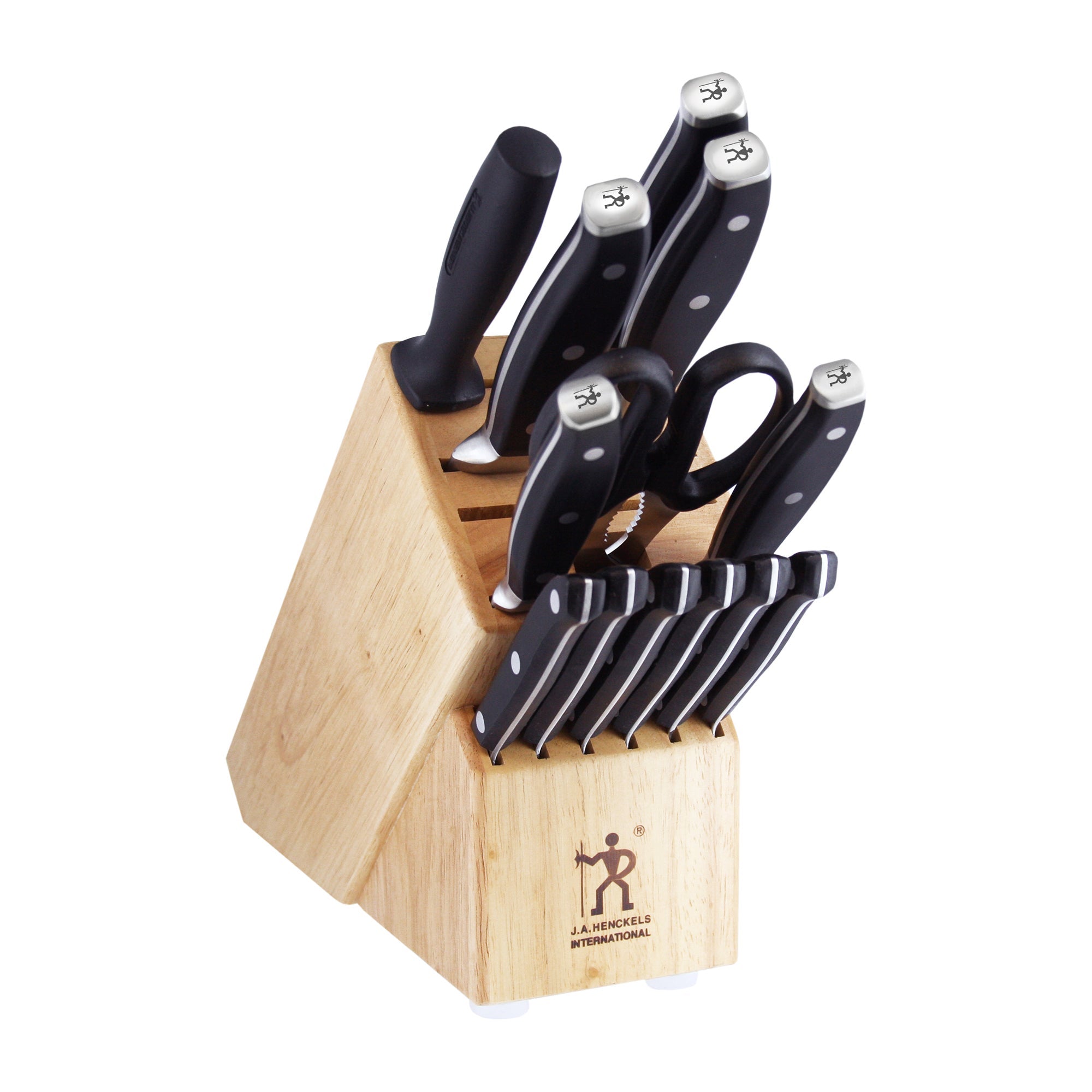 J.A. Henckels International EverEdge Plus 17 Piece Knife Block Set