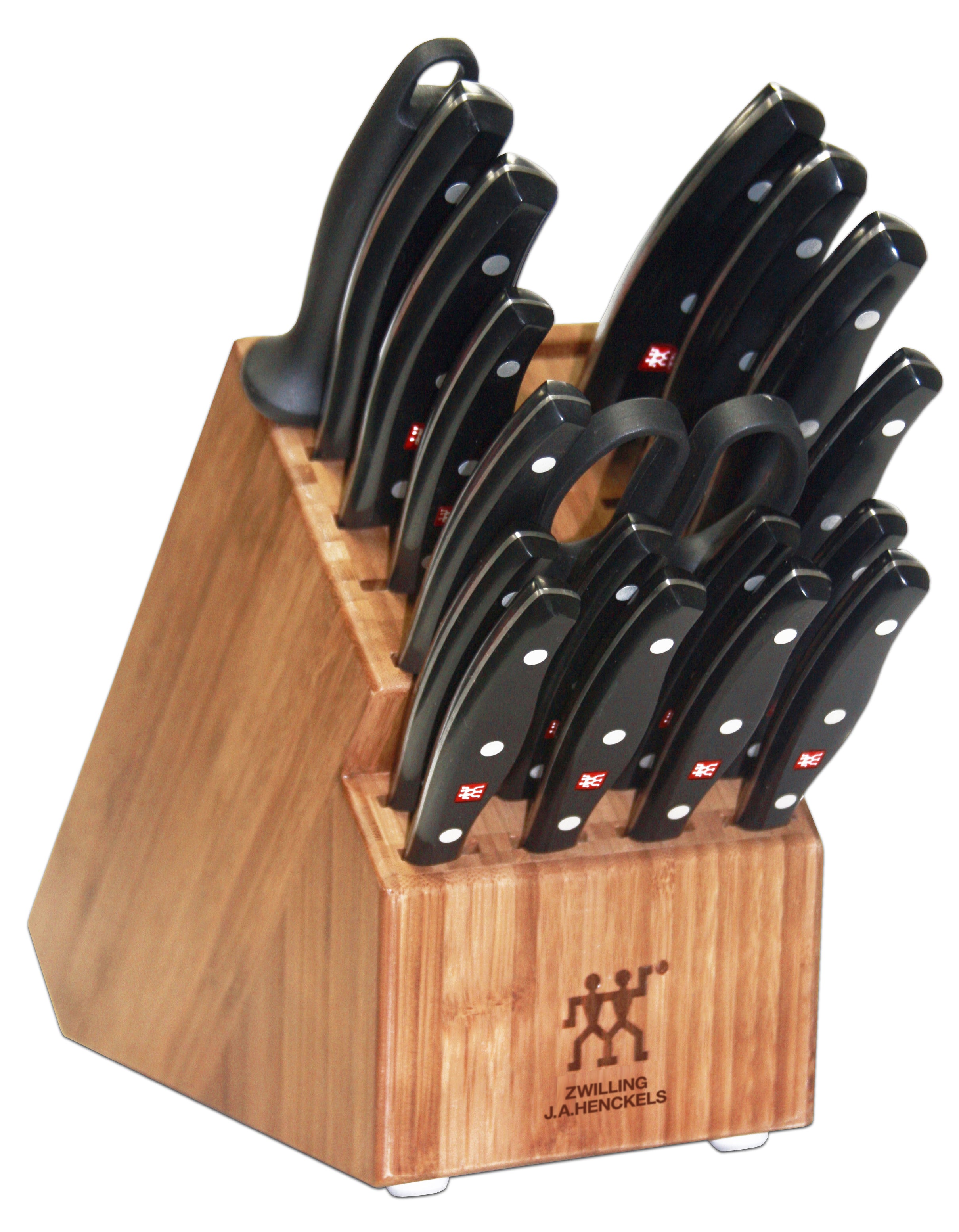 Zwilling J.A. Henckels Now S 8-Piece Knife Block Set - Blueberry Blue