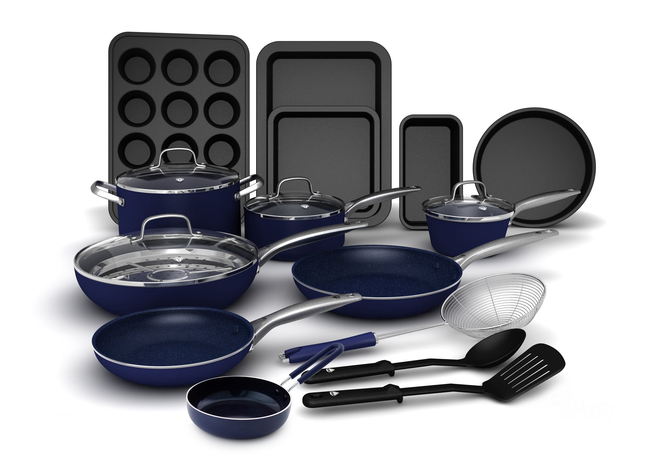 Greenlife Soft Grip Diamond Healthy Ceramic Nonstick, Cookware Pots and  Pans Set, 16 Piece, Black - Cookware Sets, Facebook Marketplace