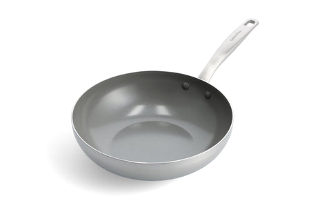 Gov't & Military Discounts on 12 Toxin Free Ceramic Nonstick Fry Pan w/  Lid