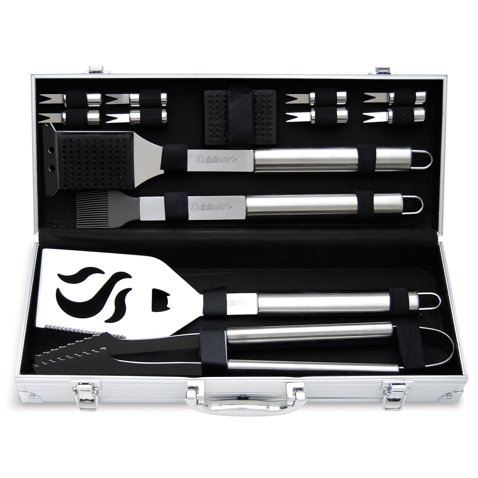 Cuisinart 3-Pack Stainless Steel Tool Set in the Grilling Tools & Utensils  department at