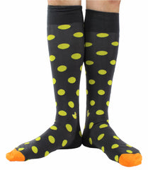 Soxfords Rubber Duck Themed Polka Dot Socks