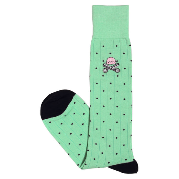 mint green dress socks