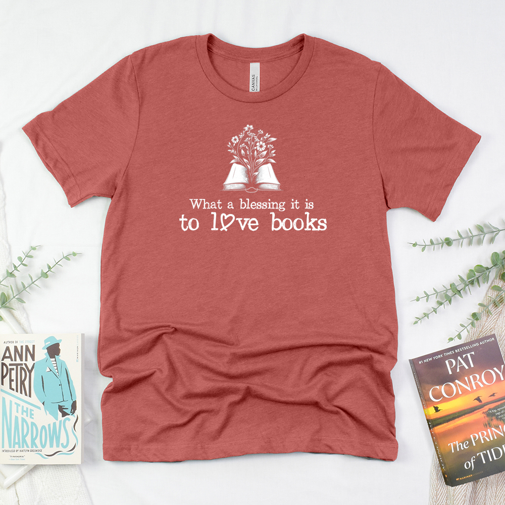 to love books unisex tee