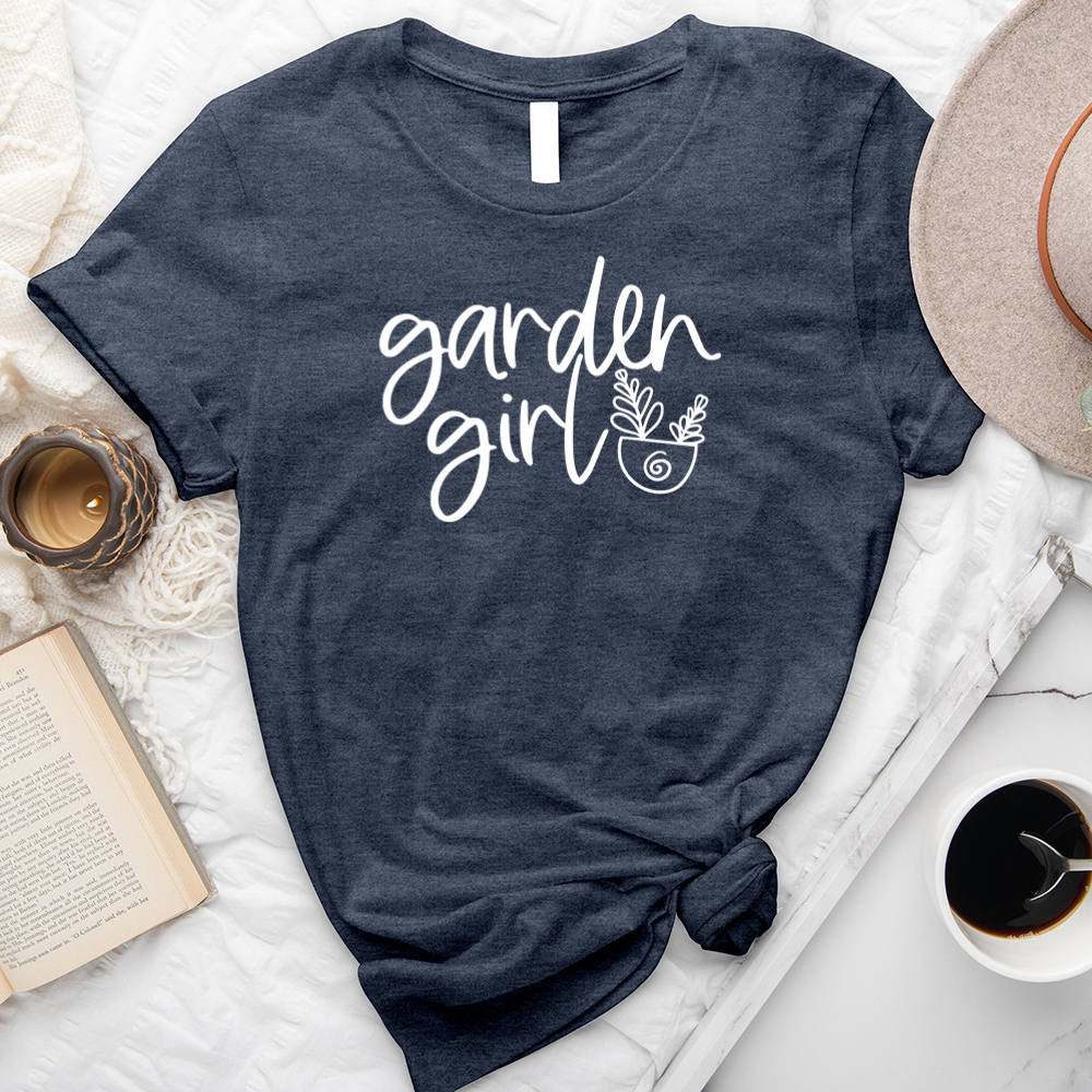 garden girl unisex tee