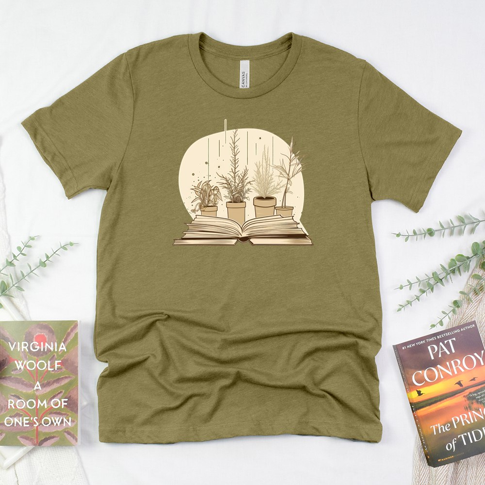 botanical pages unisex tee